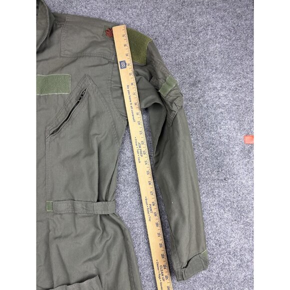 DJ Manufacturing Flight Suit Coveralls Mens 44L Green Flyers Fire Resistant - Picture 6 of 10